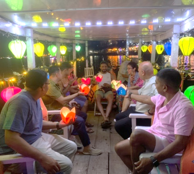 COCONUT FOREST – HỘI AN - BOAT RIDE – DROP FLOWER LANTERN