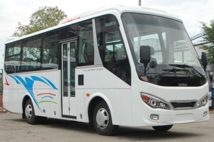 Isuzu 29,30 seater car rental in Da Nang